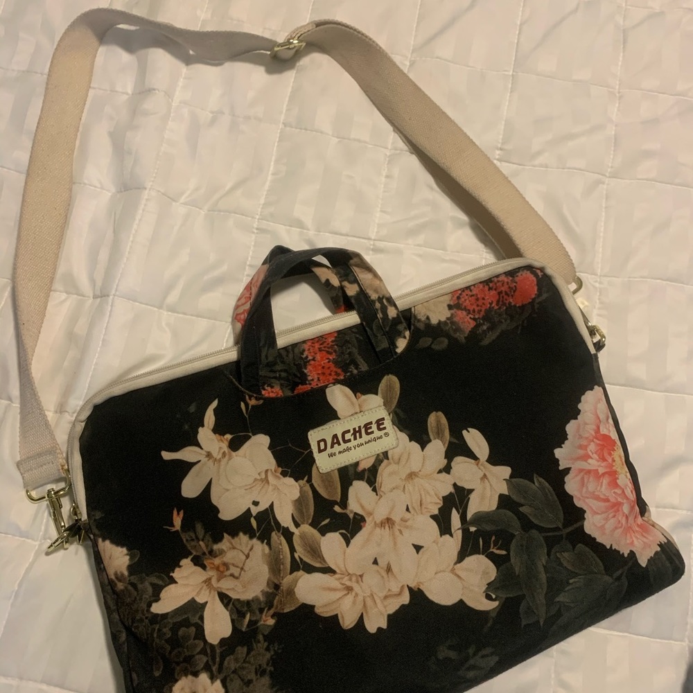 Floral Computer/Career Bag